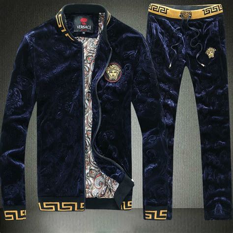 versace collection mens jacket|Versace tracksuit men's.